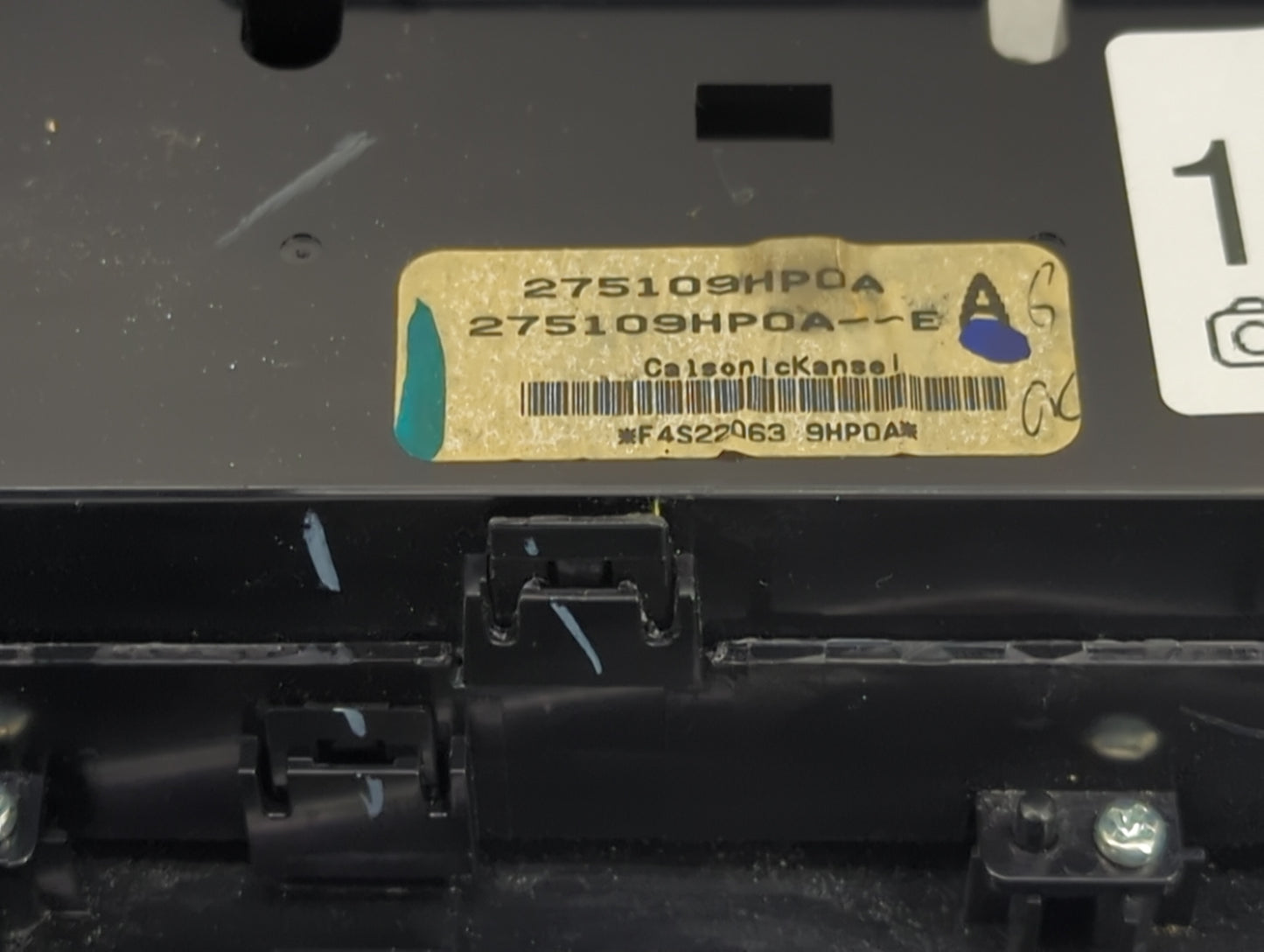 2015 Nissan Altima Climate Control Module Temperature AC/Heater Replacement P/N:275109HP0A F4S22063 Fits OEM Used Auto Parts
