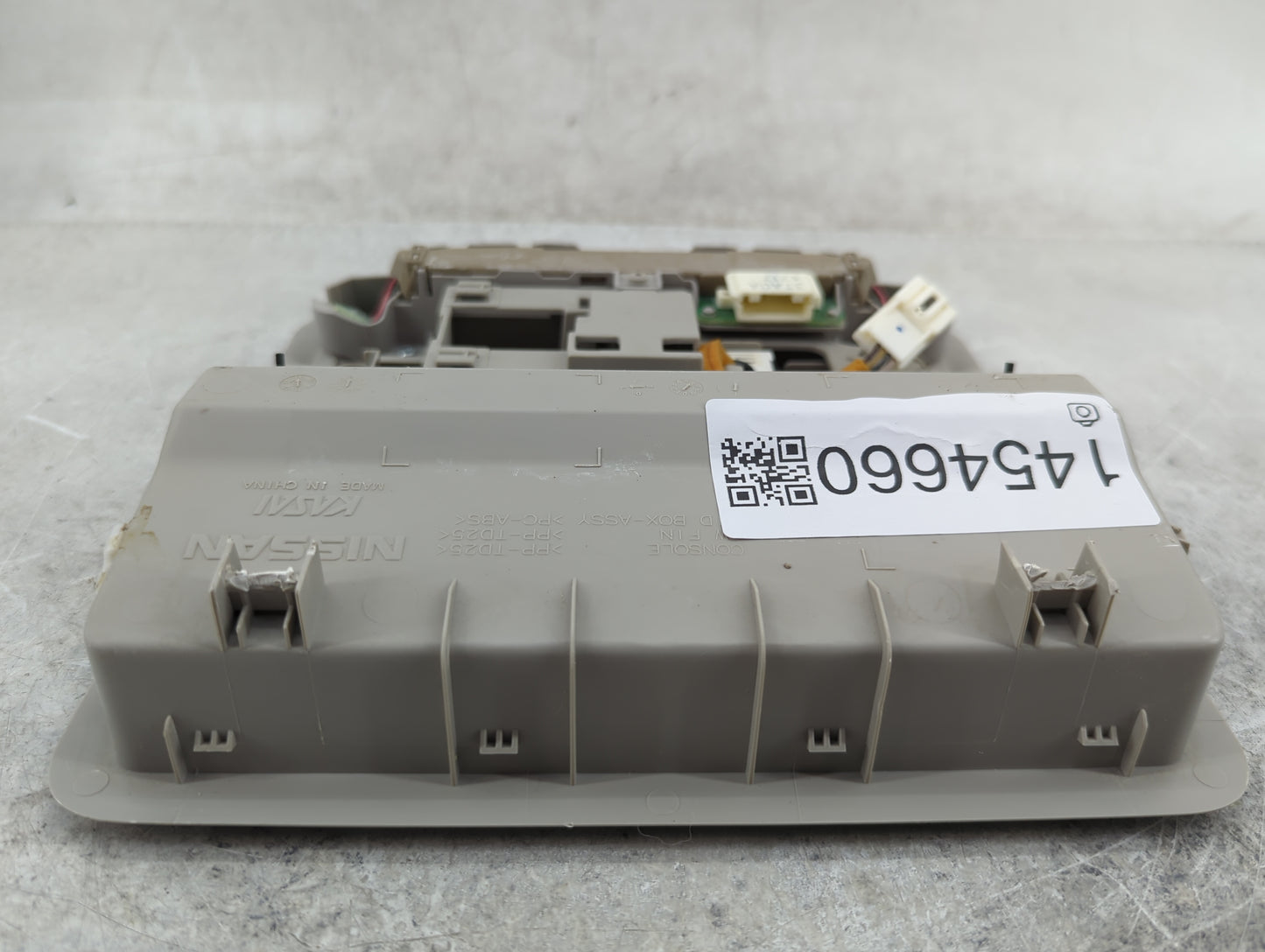 2015 Nissan Altima Overhead Console W/rear Climate Control Tan - Oemusedautoparts1.com