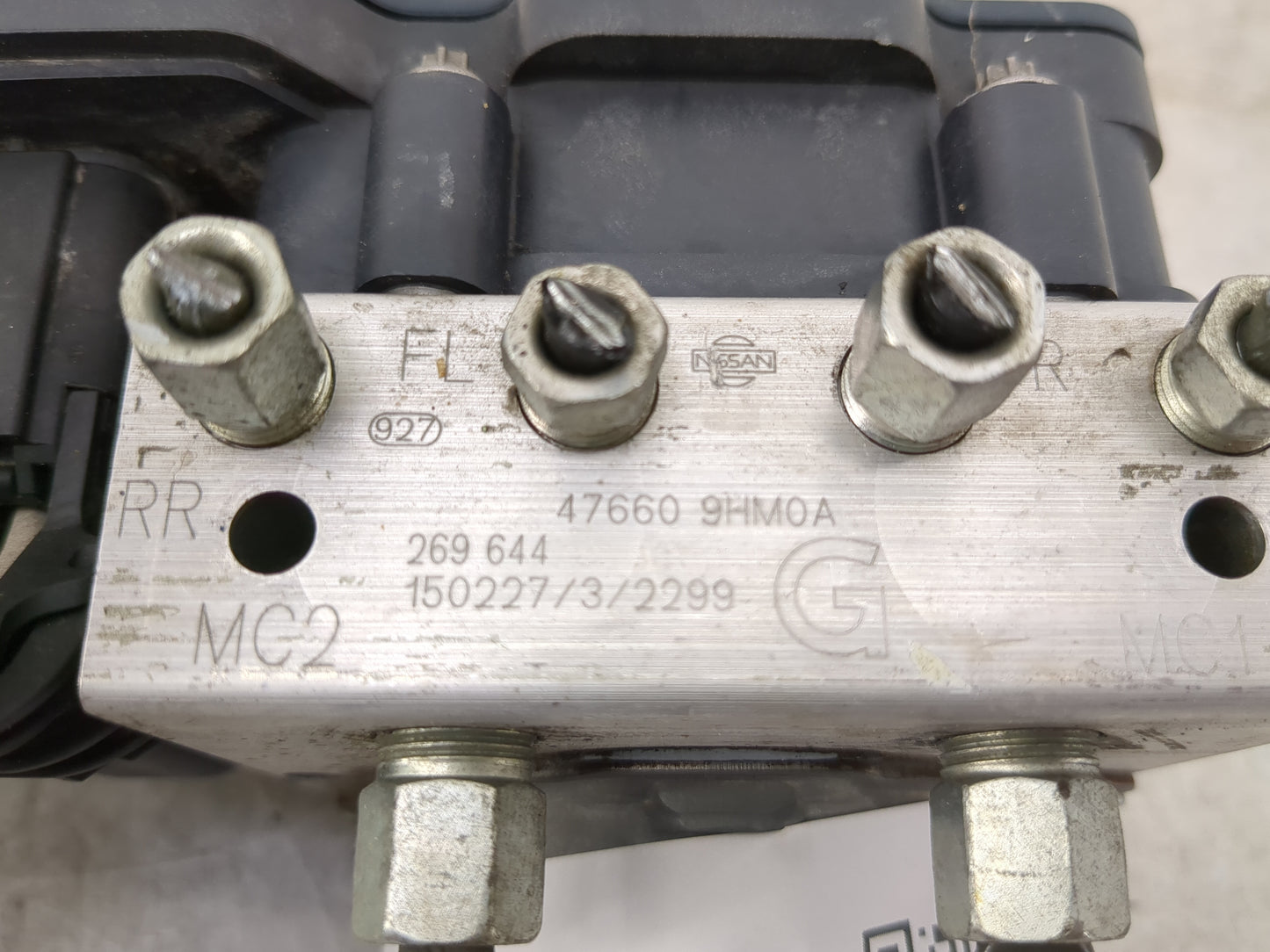 2015 Nissan Altima ABS Pump Control Module Replacement P/N:47660 9HM0A Fits OEM Used Auto Parts - Oemusedautoparts1.com