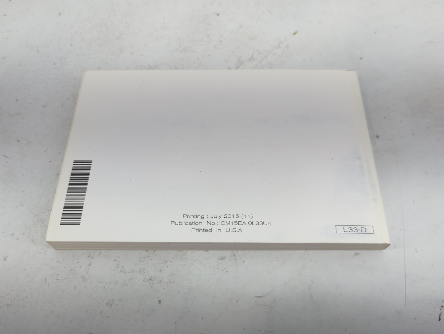 2015 Nissan Altima Owners Manual Book Guide P/N:OM15EA0L33U4 OEM Used Auto Parts - Oemusedautoparts1.com