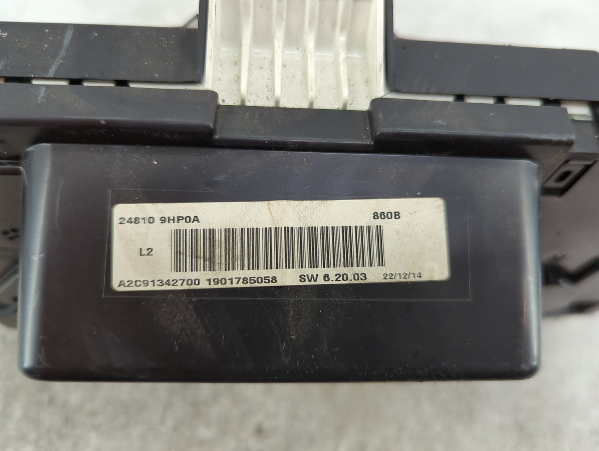 2015 Nissan Altima Instrument Cluster Speedometer Gauges P/N:24810 9HP0A A2C91342700 Miles: Fits OEM Used Auto Parts - Oemus