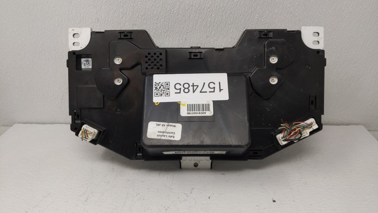 2015 Nissan Altima Instrument Cluster Speedometer Gauges P/N:24810 9HP0A Miles:103K Fits OEM Used Auto Parts - Oemusedautopa