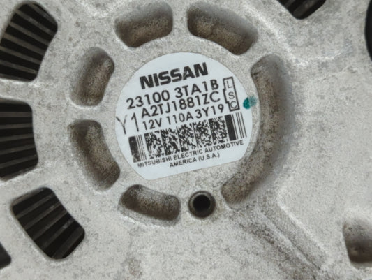 2013-2017 Nissan Altima Alternator Replacement Generator Charging Assembly Engine OEM P/N:23100 3TA1A 23100 3TA1B Fits OEM Used Auto Parts
