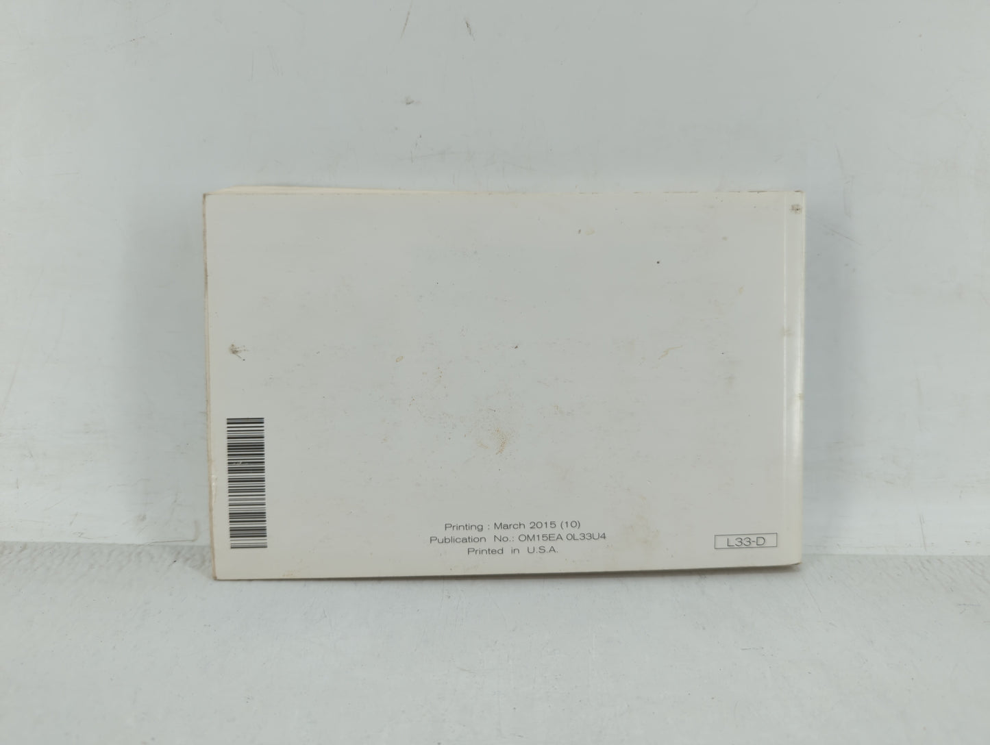 2015 Nissan Altima Owners Manual Book Guide OEM Used Auto Parts - Oemusedautoparts1.com
