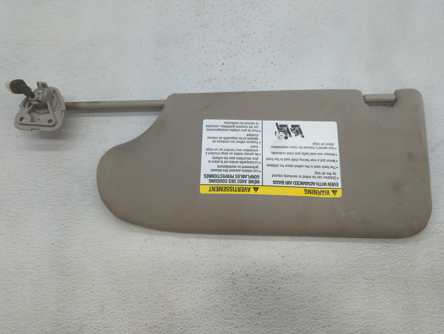 2013-2018 Nissan Altima Sun Visor Shade Replacement Passenger Right Mirror Fits Fits 2013 2014 2015 2016 2017 2018 OEM Used