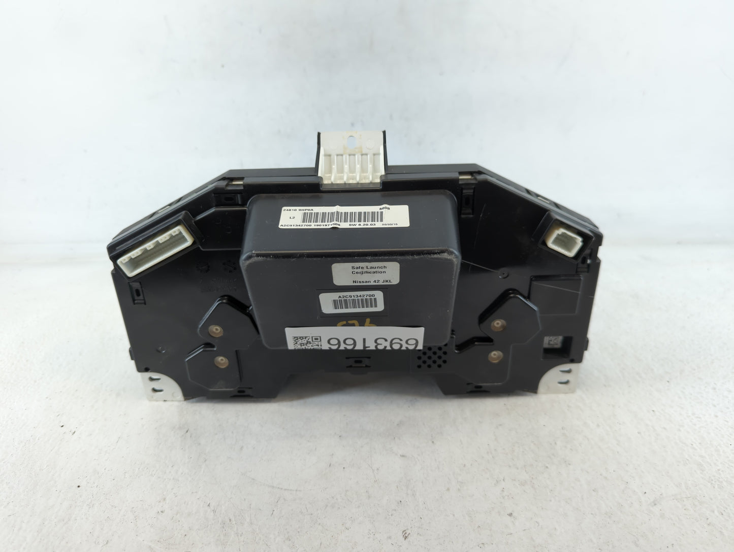 2015 Nissan Altima Instrument Cluster Speedometer Gauges P/N:24810 9HP0A Fits OEM Used Auto Parts - Oemusedautoparts1.com