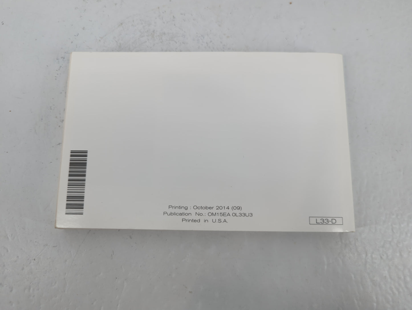 2015 Nissan Altima Owners Manual Book Guide P/N:OM15EA 0L33U3 OEM Used Auto Parts - Oemusedautoparts1.com
