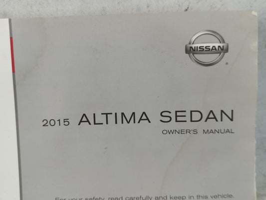 2015 Nissan Altima Owners Manual Book Guide P/N:OM15EA 0L33U2 OEM Used Auto Parts