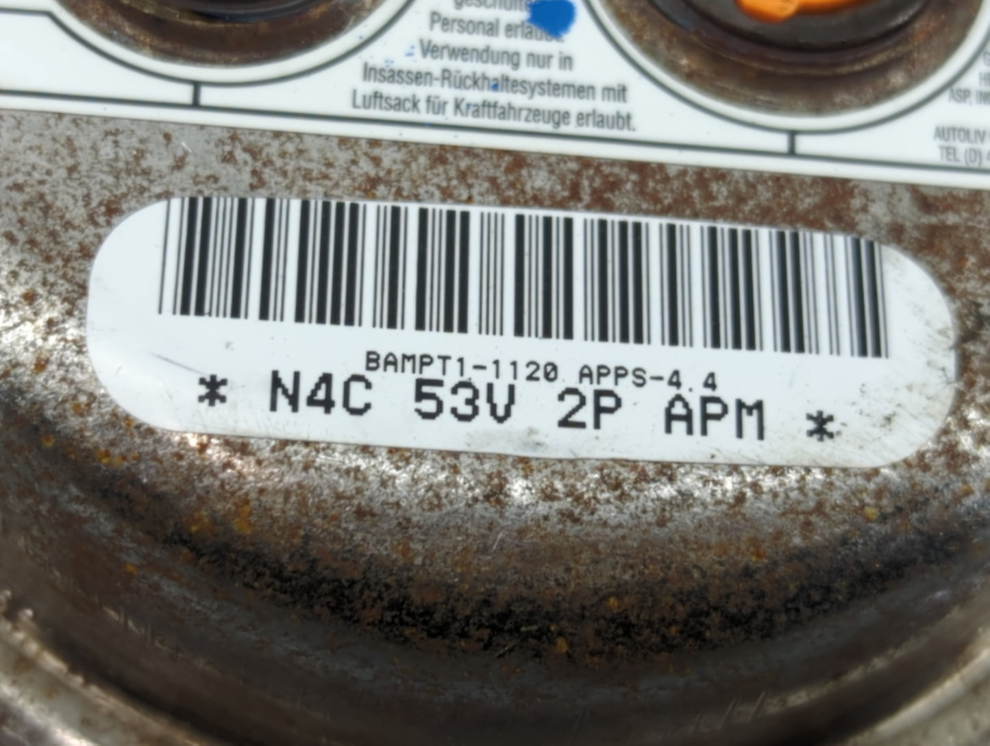 2008-2015 Nissan Armada Air Bag Passenger Right Dashboard OEM P/N:98520-ZQ00A Fits Fits 2008 2009 2010 2011 2012 2013 2014 2