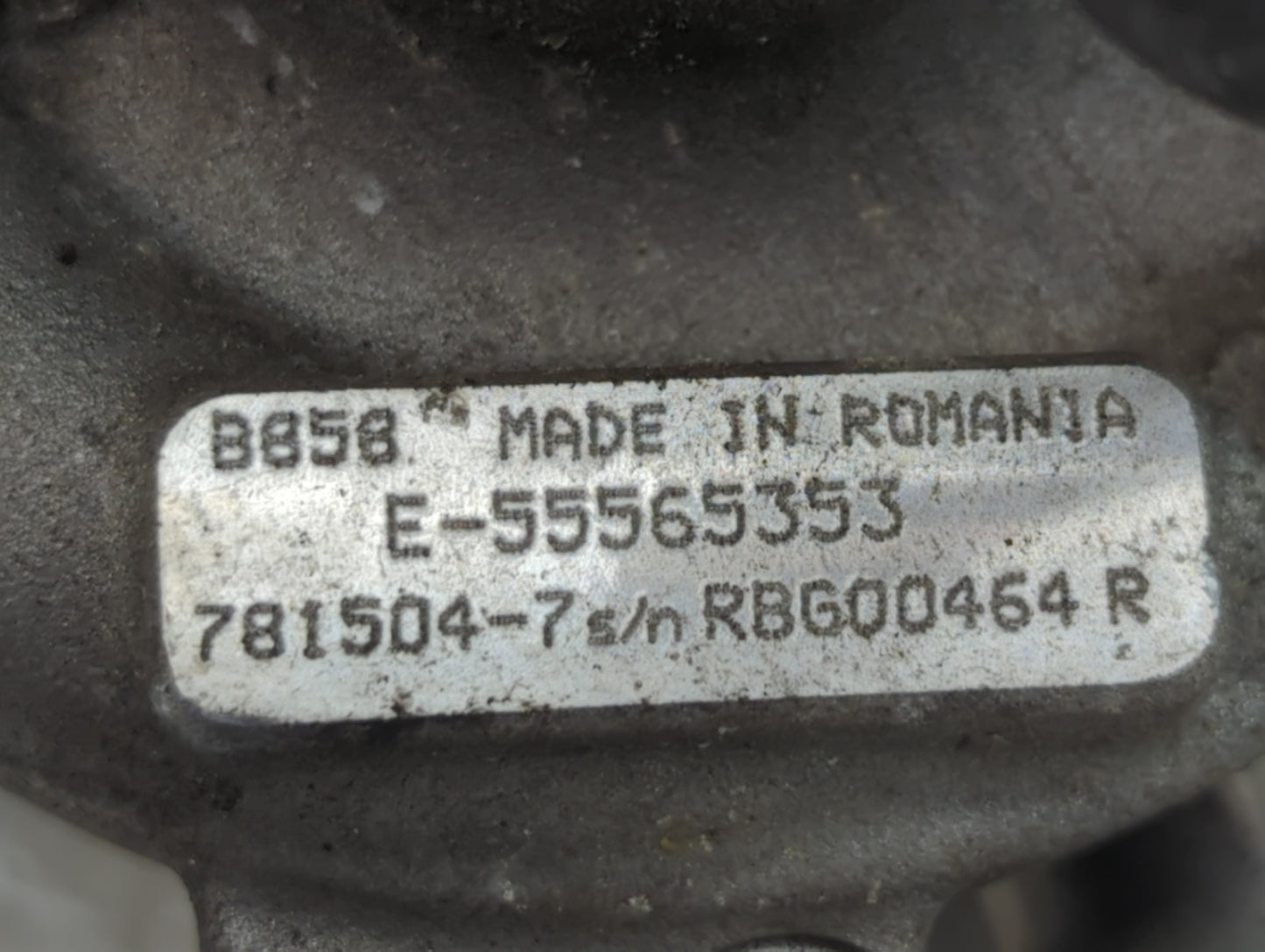 Nissan Juke Turbocharger Turbo Charger Super Charger Supercharger - Oemusedautoparts1.com