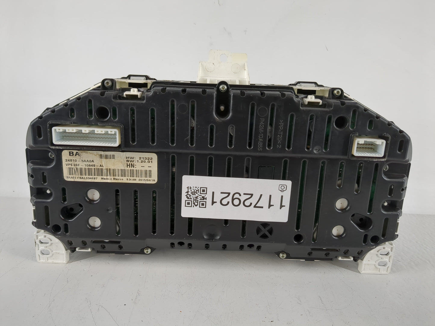 2015-2017 Nissan Murano Instrument Cluster Speedometer Gauges P/N:24810-5AA0A Fits Fits 2015 2016 2017 OEM Used Auto Parts -