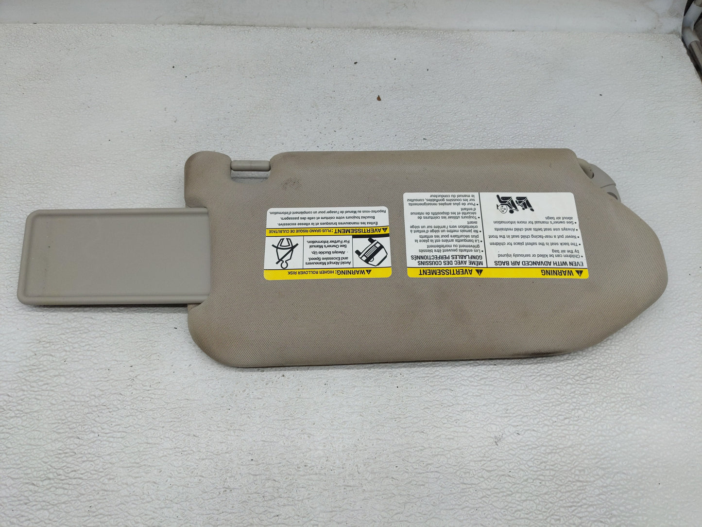 2013-2018 Nissan Pathfinder Sun Visor Shade Replacement Driver Left Mirror Fits Fits 2013 2014 2015 2016 2017 2018 OEM Used