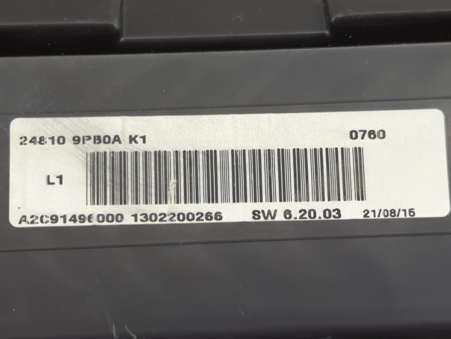 2015 Nissan Pathfinder Instrument Cluster Speedometer Gauges P/N:24810 9PB0A A2C53410957, A2C91496000 Miles: Fits OEM Used A