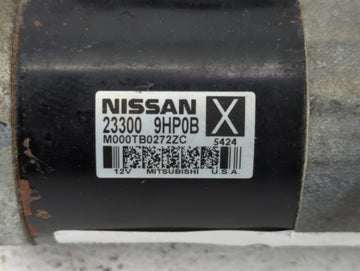 2015-2020 Nissan Pathfinder Car Starter Motor Solenoid OEM P/N:23300 9HP0B Fits Fits 2015 2016 2017 2018 2019 2020 2021 2022 OEM Used Auto Parts