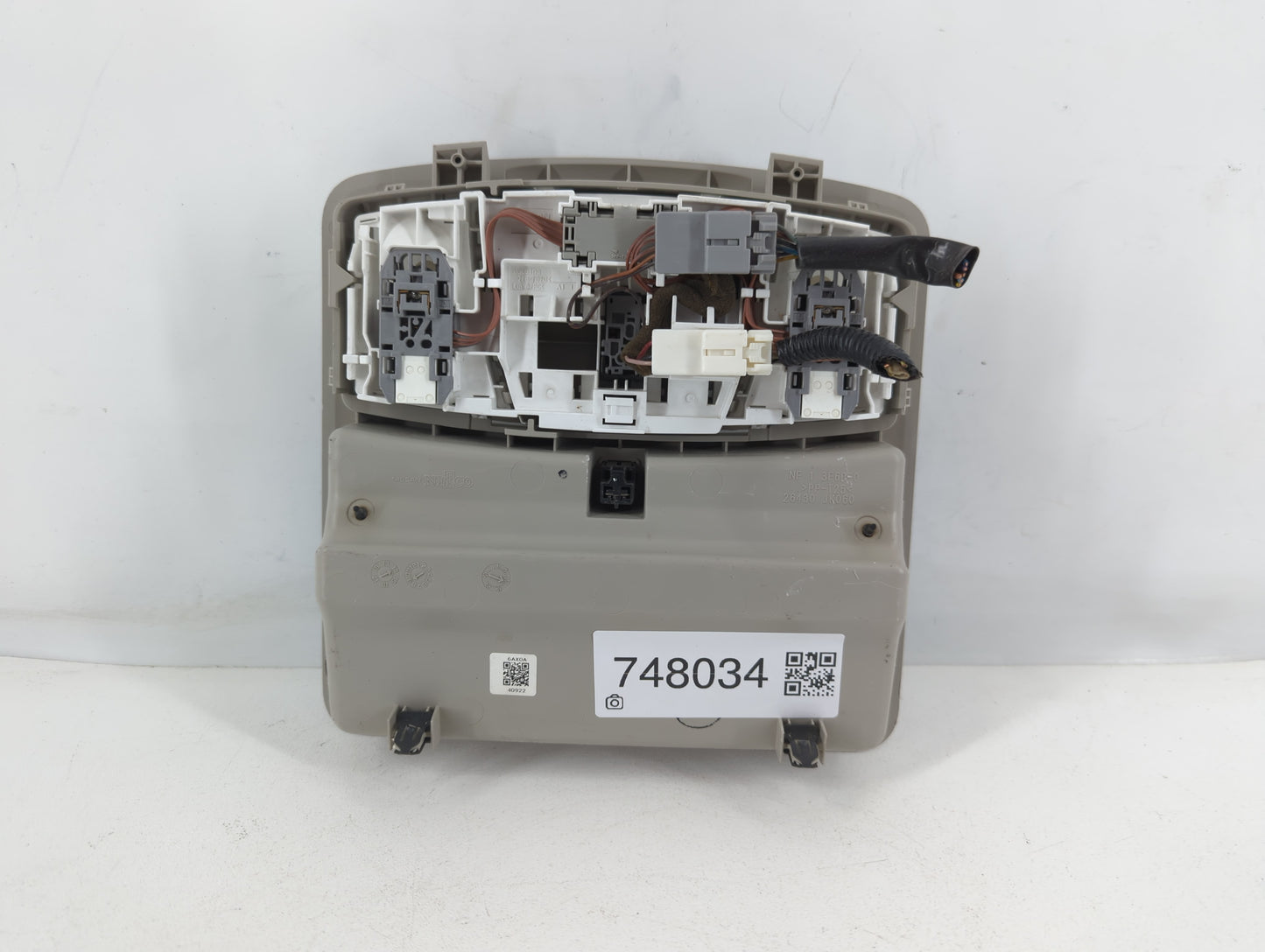 2015 Nissan Quest Overhead Roof Console - Oemusedautoparts1.com