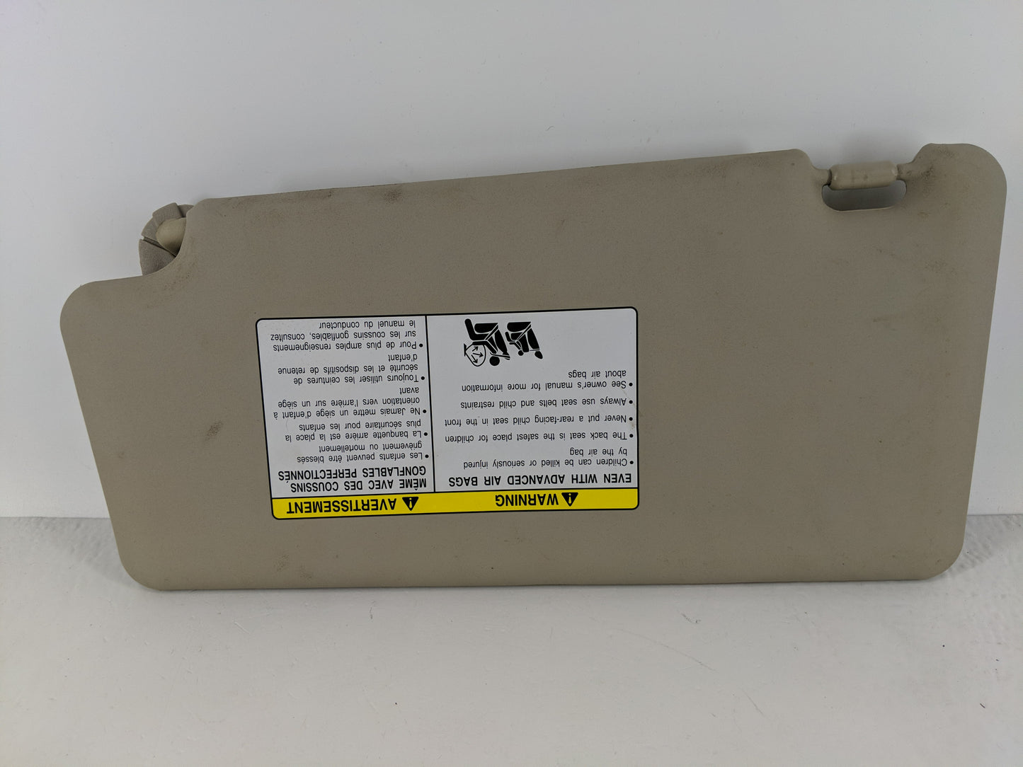 2008-2015 Nissan Rogue Sun Visor Shade Replacement Passenger Right Mirror Fits Fits 2008 2009 2010 2011 2012 2013 2014 2015