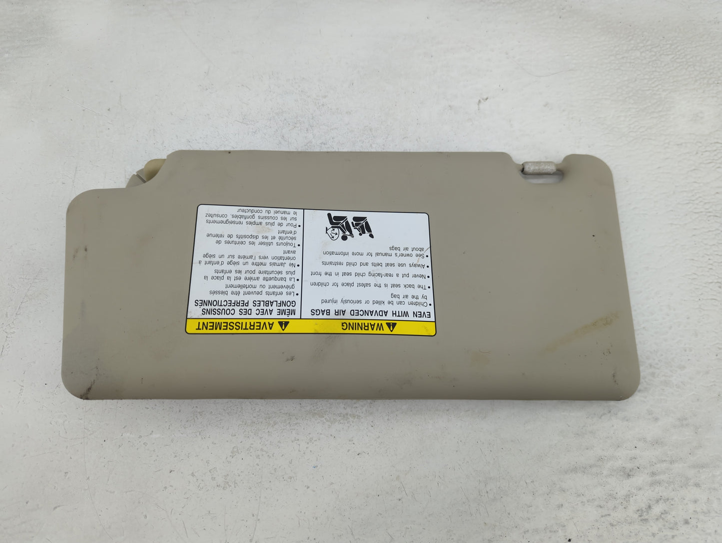 2008-2015 Nissan Rogue Sun Visor Shade Replacement Passenger Right Mirror Fits Fits 2008 2009 2010 2011 2012 2013 2014 2015