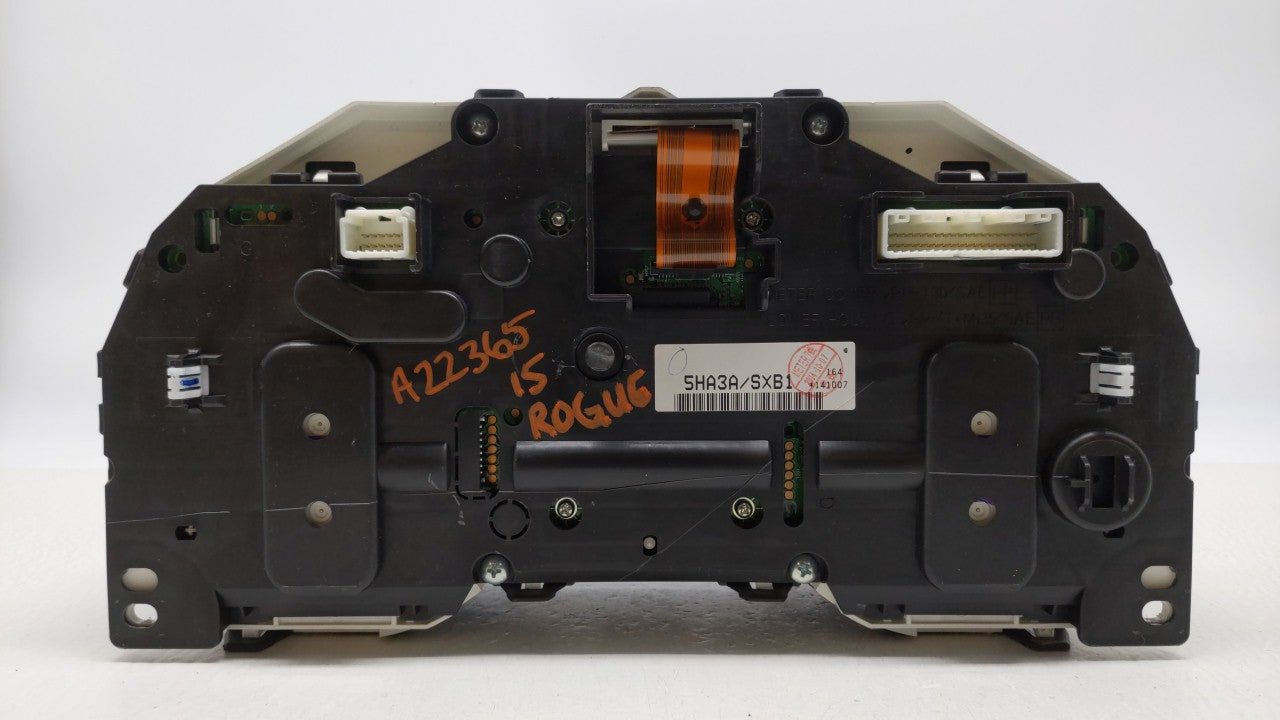 2015 Nissan Rogue Instrument Cluster Speedometer Gauges P/N:5HA3A/BCAP 5HA0A/PLMP, 5HA3A/RAE8, 5HA3A/UQWG, 5HA3A Fits OEM Us