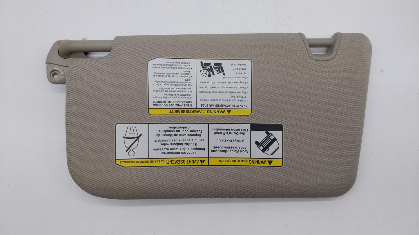 2014-2017 Nissan Rogue Sun Visor Shade Replacement Passenger Right Mirror Fits Fits 2014 2015 2016 2017 OEM Used Auto Parts