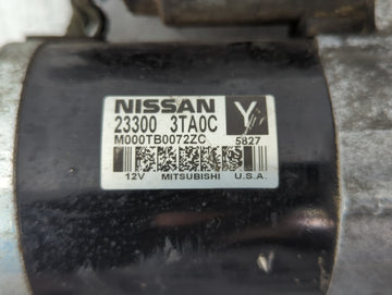 2015-2020 Nissan Rogue Car Starter Motor Solenoid OEM P/N:M000TB0072ZC 23300 3TA0C Fits Fits 2015 2016 2017 2018 2019 2020 OEM Used Auto Parts