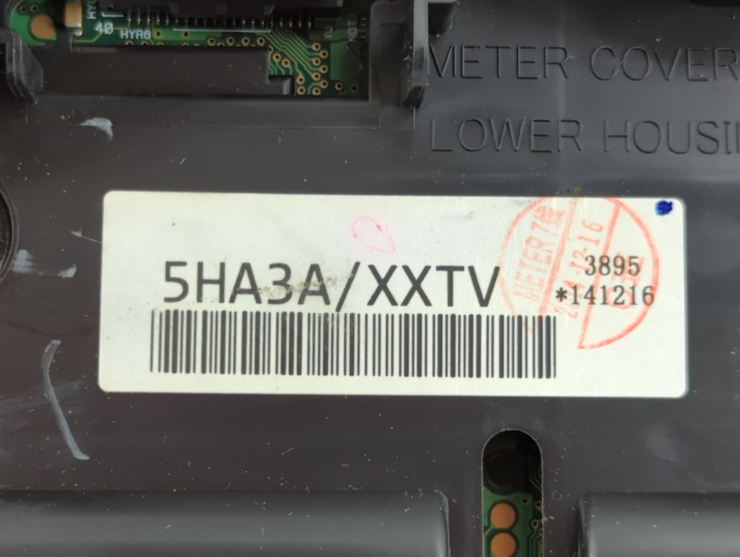 2015 Nissan Rogue Instrument Cluster Speedometer Gauges P/N:5HA3A/XXTV Fits OEM Used Auto Parts - Oemusedautoparts1.com