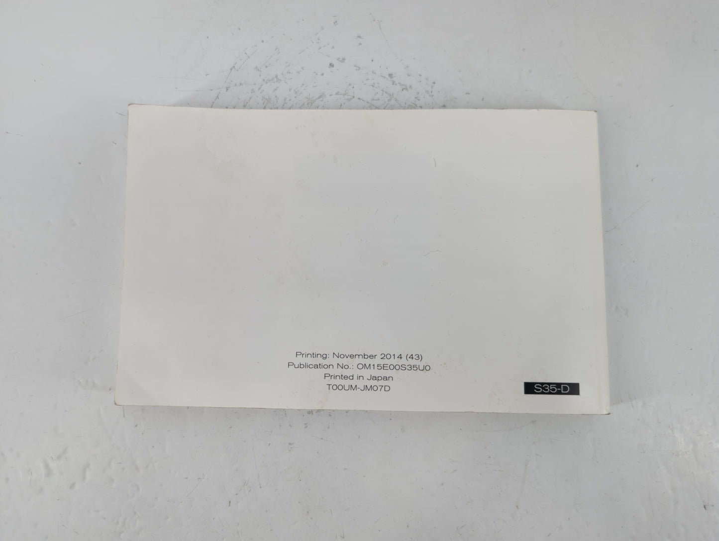 2015 Nissan Rogue Select Owners Manual Book Guide P/N:T00UM-JM07D OEM Used Auto Parts - Oemusedautoparts1.com