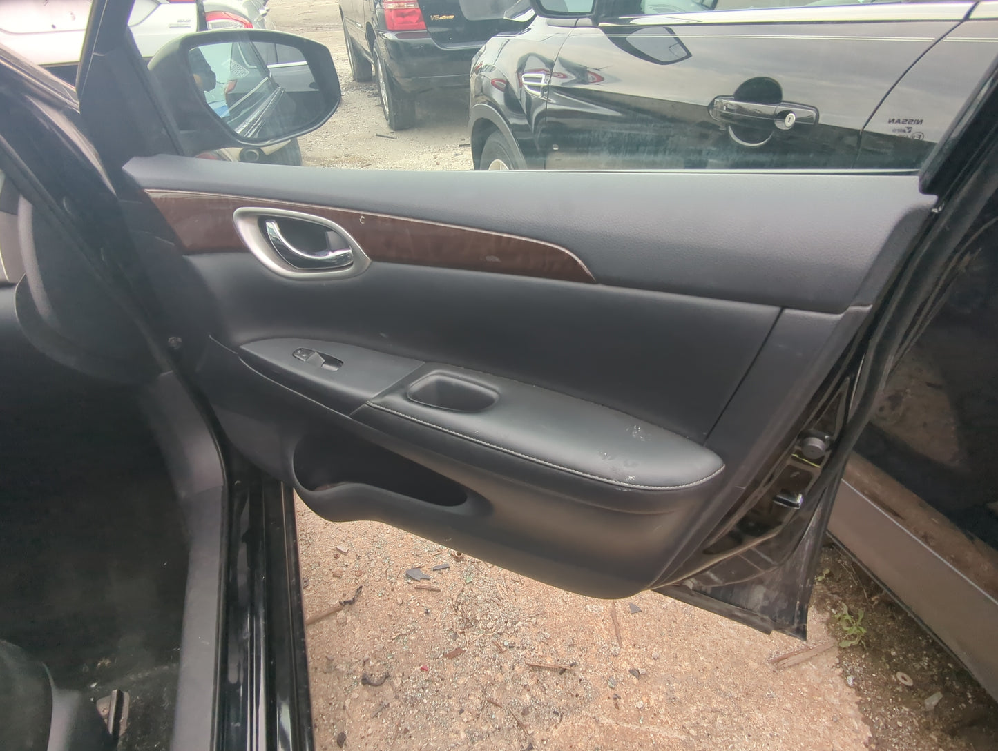 2015 Nissan Sentra Front Right Passenger Interior Door Panel Trim - Oemusedautoparts1.com
