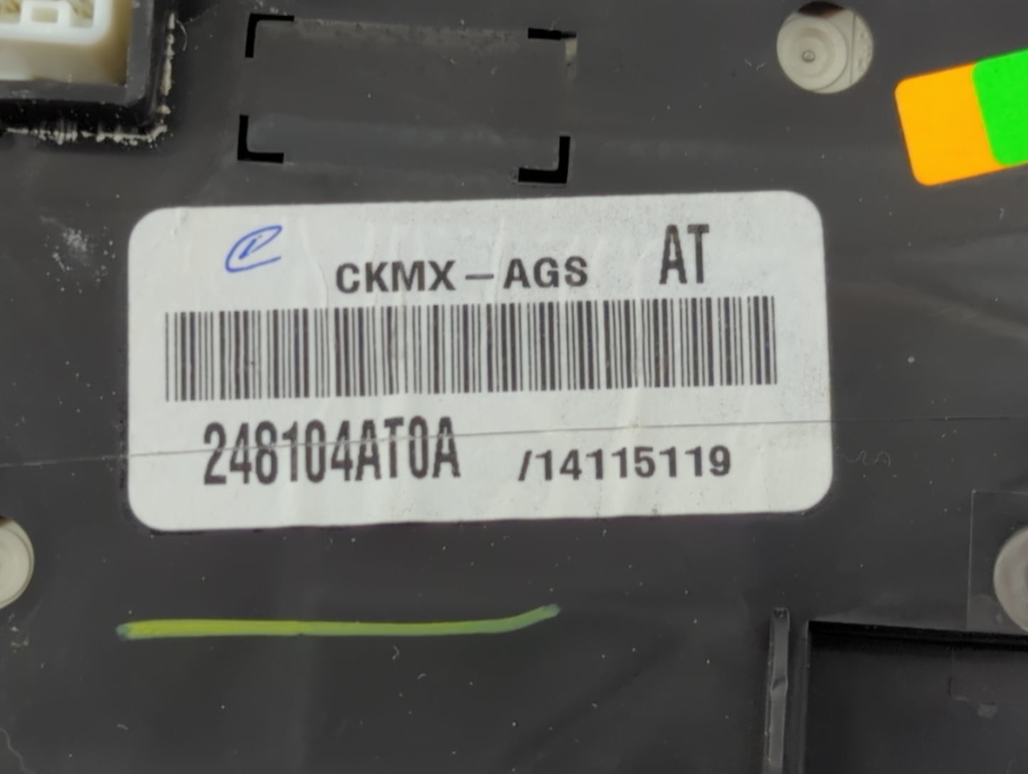 2015 Nissan Sentra Instrument Cluster Speedometer Gauges P/N:248104AT0A Fits OEM Used Auto Parts - Oemusedautoparts1.com