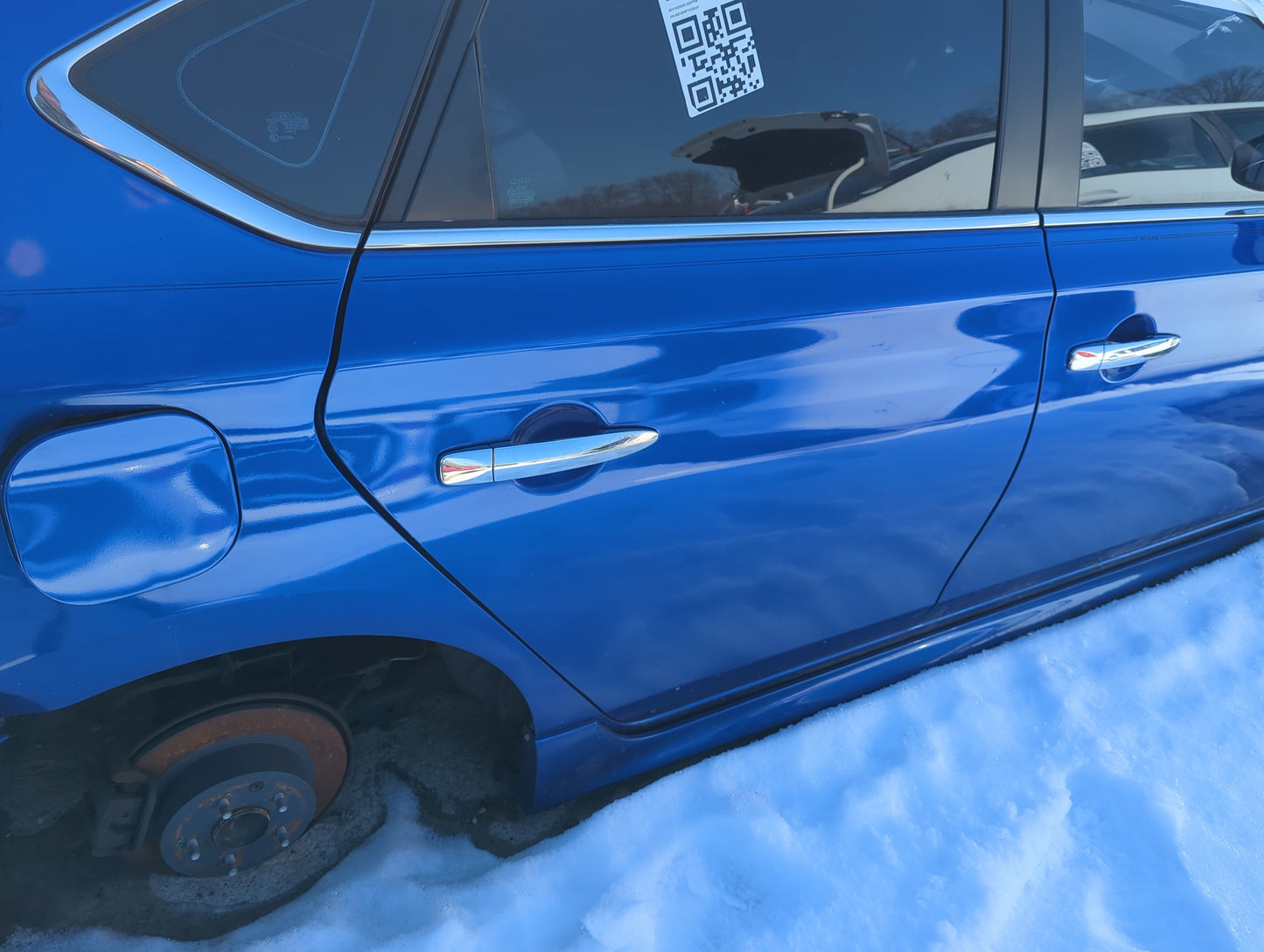 2013-2019 Nissan Sentra Passenger Rear Door Oem - Oemusedautoparts1.com