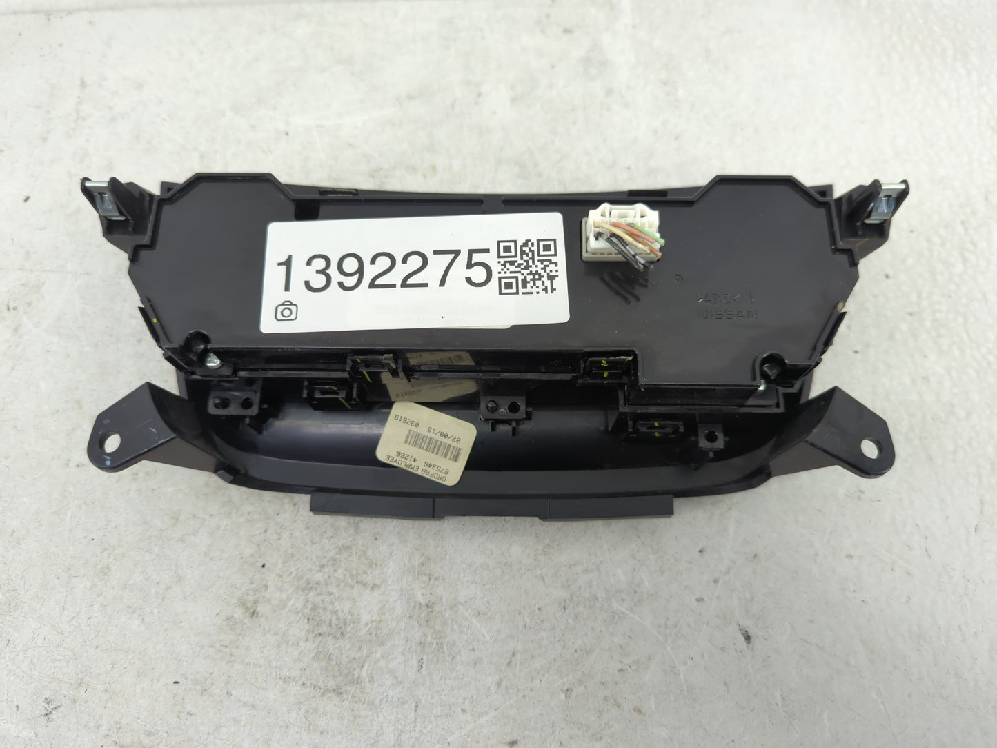 2015-2017 Nissan Sentra Climate Control Module Temperature AC/Heater Replacement Fits Fits 2015 2016 2017 OEM Used Auto Part