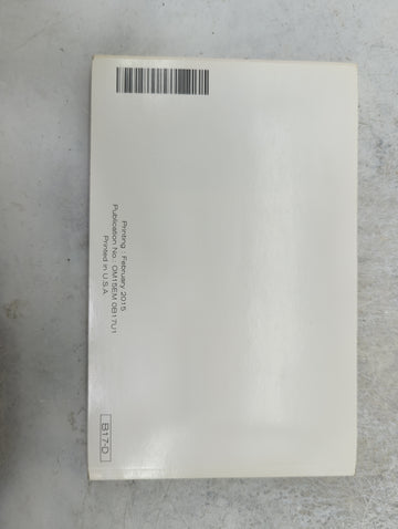 2015 Nissan Sentra Owners Manual Book Guide P/N:OM15EM 0B17U1 OEM Used Auto Parts