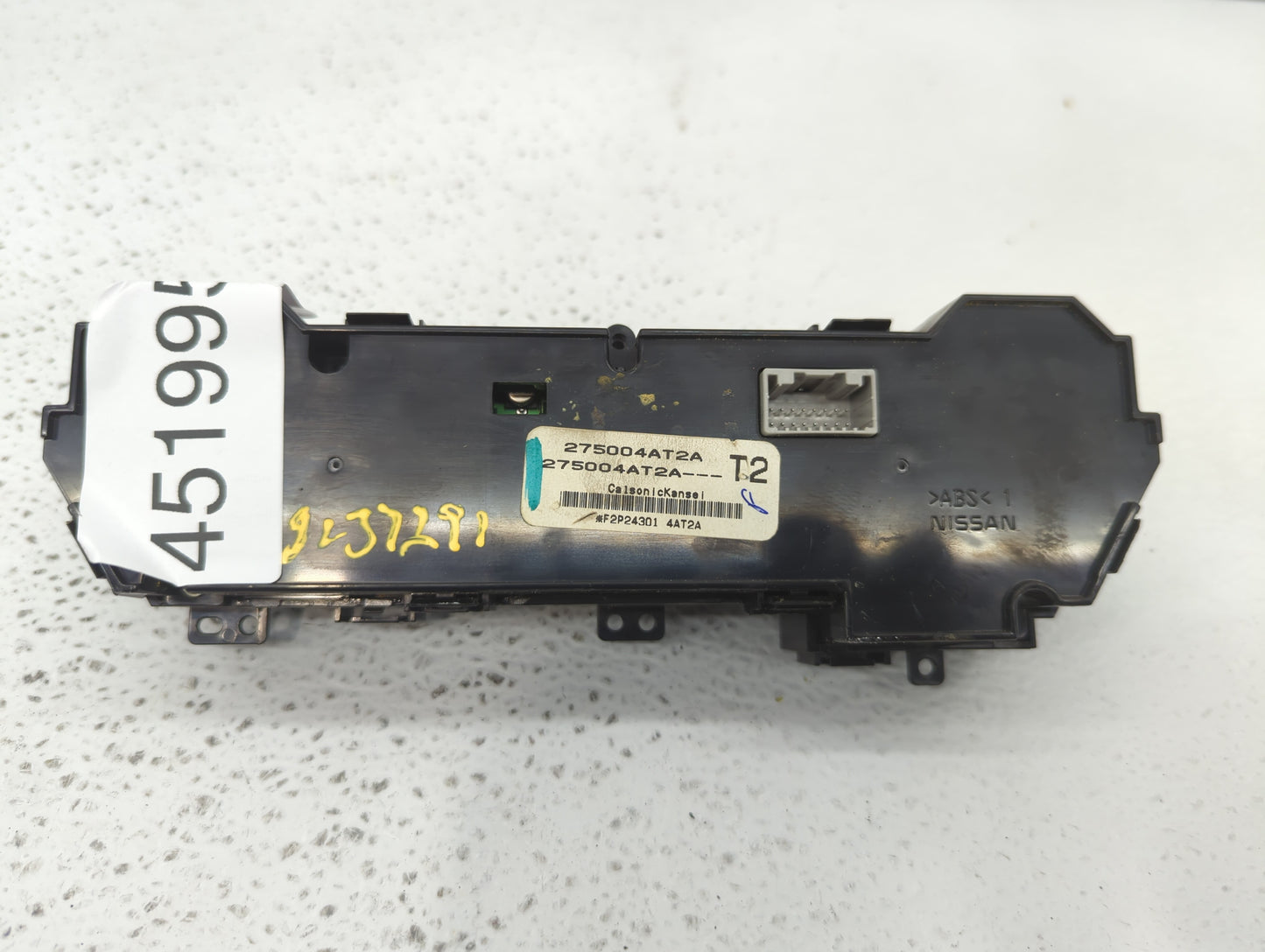 2015-2017 Nissan Sentra Climate Control Module Temperature AC/Heater Replacement P/N:275004AF2B 275004AT2A Fits OEM Used Aut