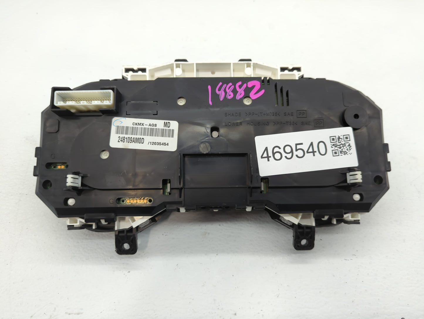2014-2015 Nissan Sentra Instrument Cluster Speedometer Gauges P/N:248109AM0D Miles: Fits Fits 2014 2015 OEM Used Auto Parts