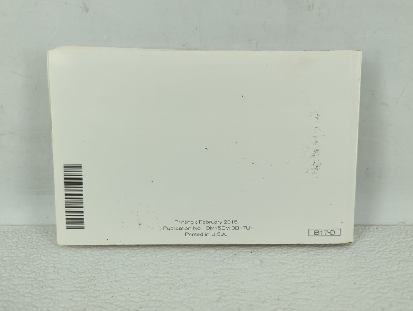 2015 Nissan Sentra Owners Manual Book Guide OEM Used Auto Parts - Oemusedautoparts1.com