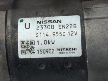 2013-2019 Nissan Sentra Car Starter Motor Solenoid OEM P/N:23300 EN22B Fits Fits 2013 2014 2015 2016 2017 2018 2019 2020 OEM Used Auto Parts
