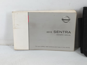 2015 Nissan Sentra Owners Manual Book Guide P/N:OM15EM OB7U0 OEM Used Auto Parts