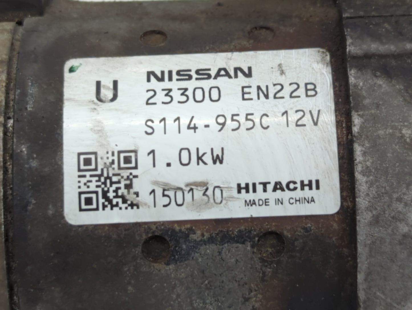 2013-2019 Nissan Sentra Car Starter Motor Solenoid OEM P/N:S114-955C 12V 23300 EN22B Fits OEM Used Auto Parts - Oemusedautop