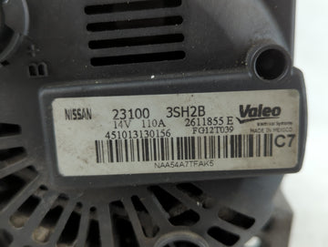 2013-2019 Nissan Sentra Alternator Replacement Generator Charging Assembly Engine OEM P/N:2611855 E 23100 3SH2B Fits OEM Used Auto Parts