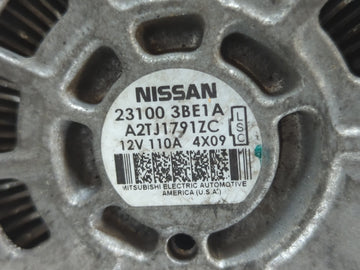 2012-2019 Nissan Versa Alternator Replacement Generator Charging Assembly Engine OEM P/N:23100 3BE1A Fits OEM Used Auto Parts