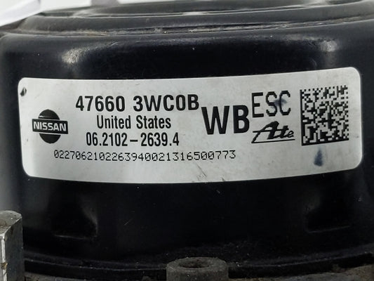 2015-2019 Nissan Versa ABS Pump Control Module Replacement P/N:47660 3WC0B Fits Fits 2015 2016 2017 2018 2019 OEM Used Auto Parts