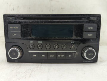 2015-2018 Nissan Versa Radio AM FM Cd Player Receiver Replacement P/N:281859MC1A PN3653AA, PN-3653 Fits Fits 2015 2016 2017 2018 OEM Used Auto Parts