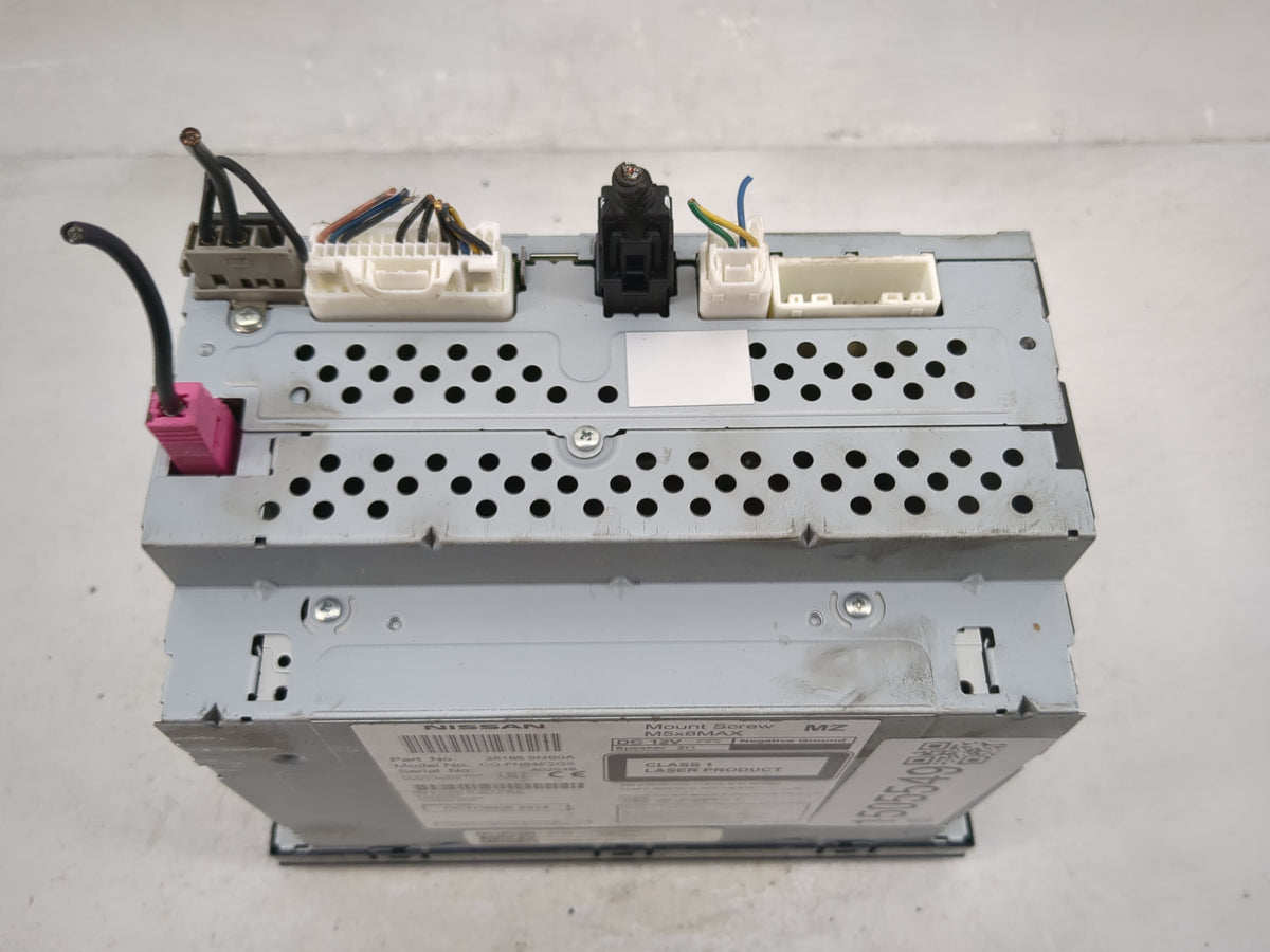 2015-2016 Nissan Versa Radio AM FM Cd Player Receiver Replacement P/N:28185 9MB0A CQ-FN84E2GX Fits Fits 2015 2016 OEM Used A