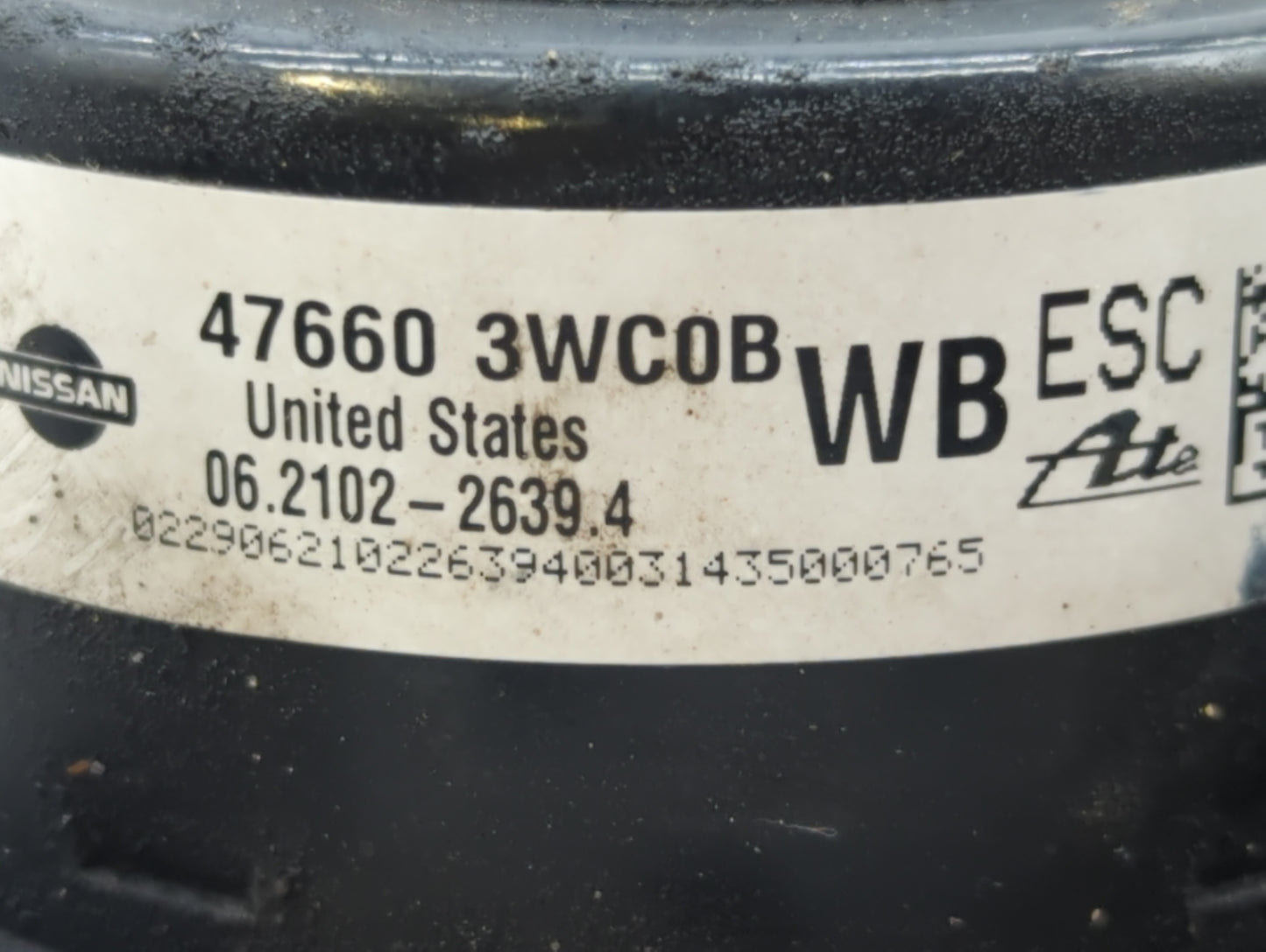 2014-2019 Nissan Versa ABS Pump Control Module Replacement P/N:47660 3WC0B Fits Fits 2014 2015 2016 2017 2018 2019 OEM Used