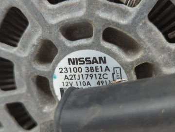 2012-2019 Nissan Versa Alternator Replacement Generator Charging Assembly Engine OEM P/N:A2TJ1791ZC 23100 3BE1A Fits OEM Used Auto Parts