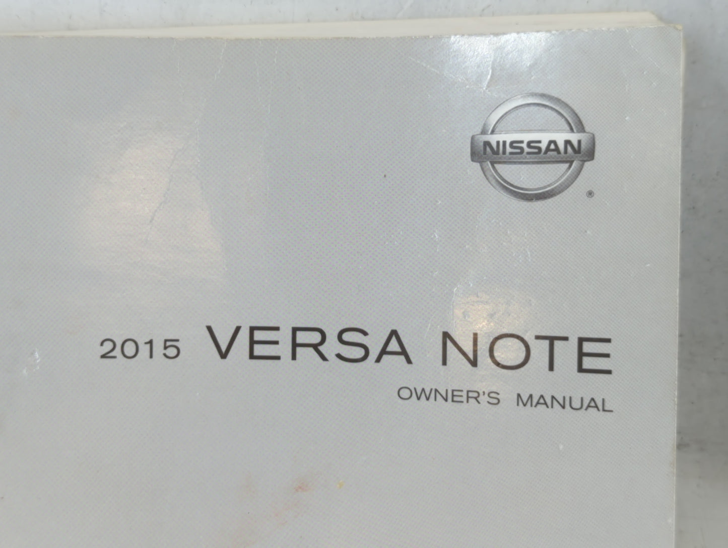 2015 Nissan Versa Owners Manual Book Guide P/N:OM15EM 0E12U1 OEM Used Auto Parts - Oemusedautoparts1.com