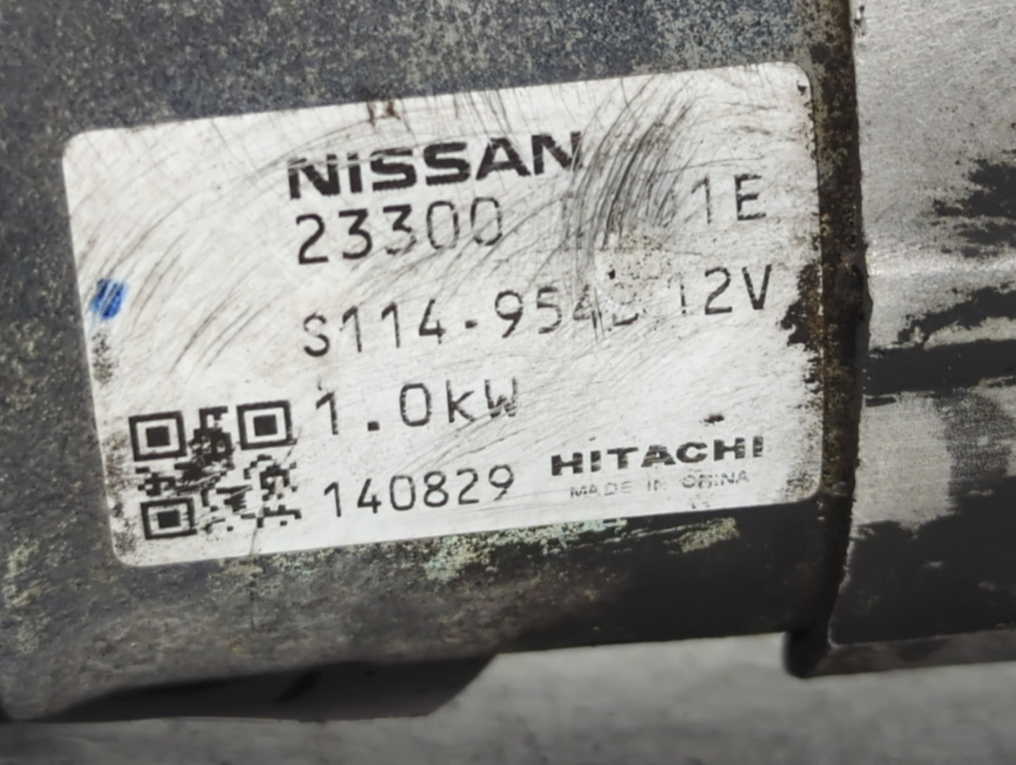 2012-2019 Nissan Versa Car Starter Motor Solenoid OEM P/N:S114-954B 12V 23300 EE01E Fits OEM Used Auto Parts - Oemusedautopa