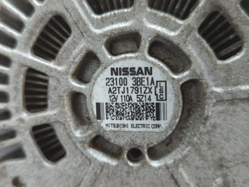 2012-2019 Nissan Versa Alternator Replacement Generator Charging Assembly Engine OEM P/N:23100 3BE1A Fits OEM Used Auto Parts