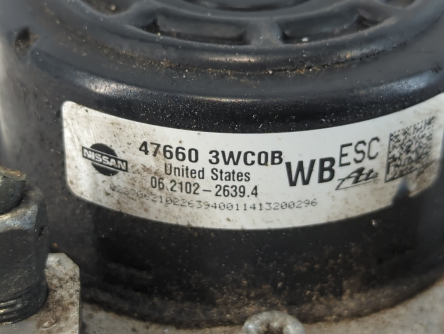 2014-2019 Nissan Versa ABS Pump Control Module Replacement P/N:47660 3WCQB Fits Fits 2014 2015 2016 2017 2018 2019 OEM Used