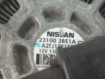 2012-2019 Nissan Versa Alternator Replacement Generator Charging Assembly Engine OEM P/N:23100 3BE1A Fits OEM Used Auto Parts