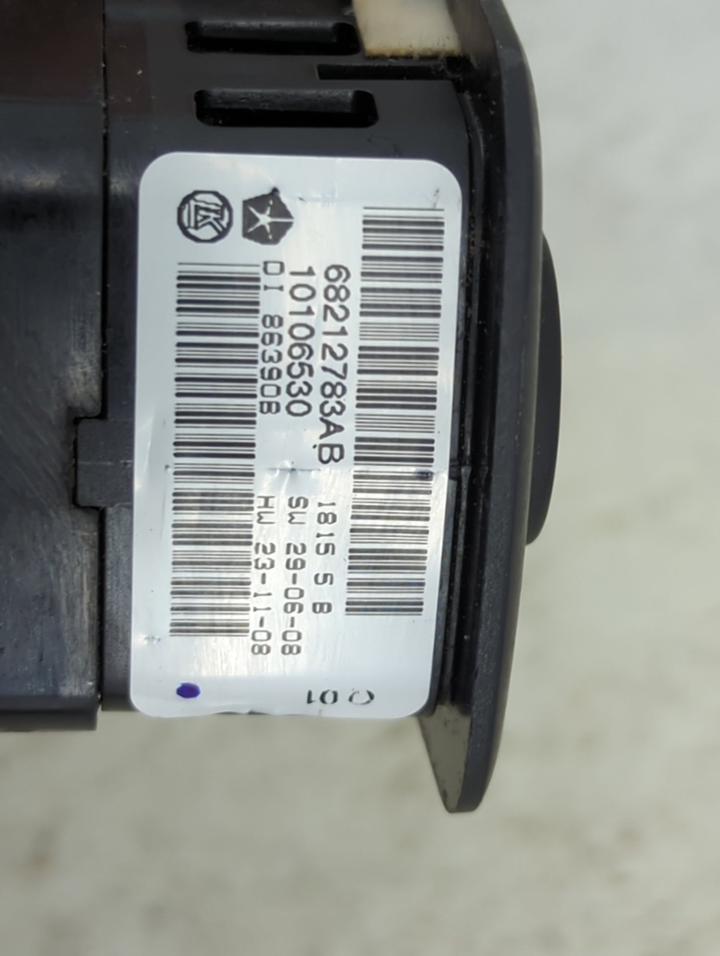 2013-2015 Ram 1500 Master Power Window Switch Replacement Driver Side Left P/N:68212783AB 10106530 Fits OEM Used Auto Parts